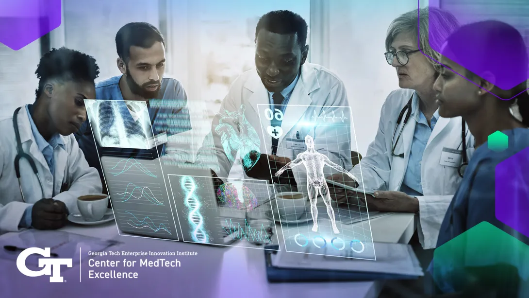 researchers in front of a computer 